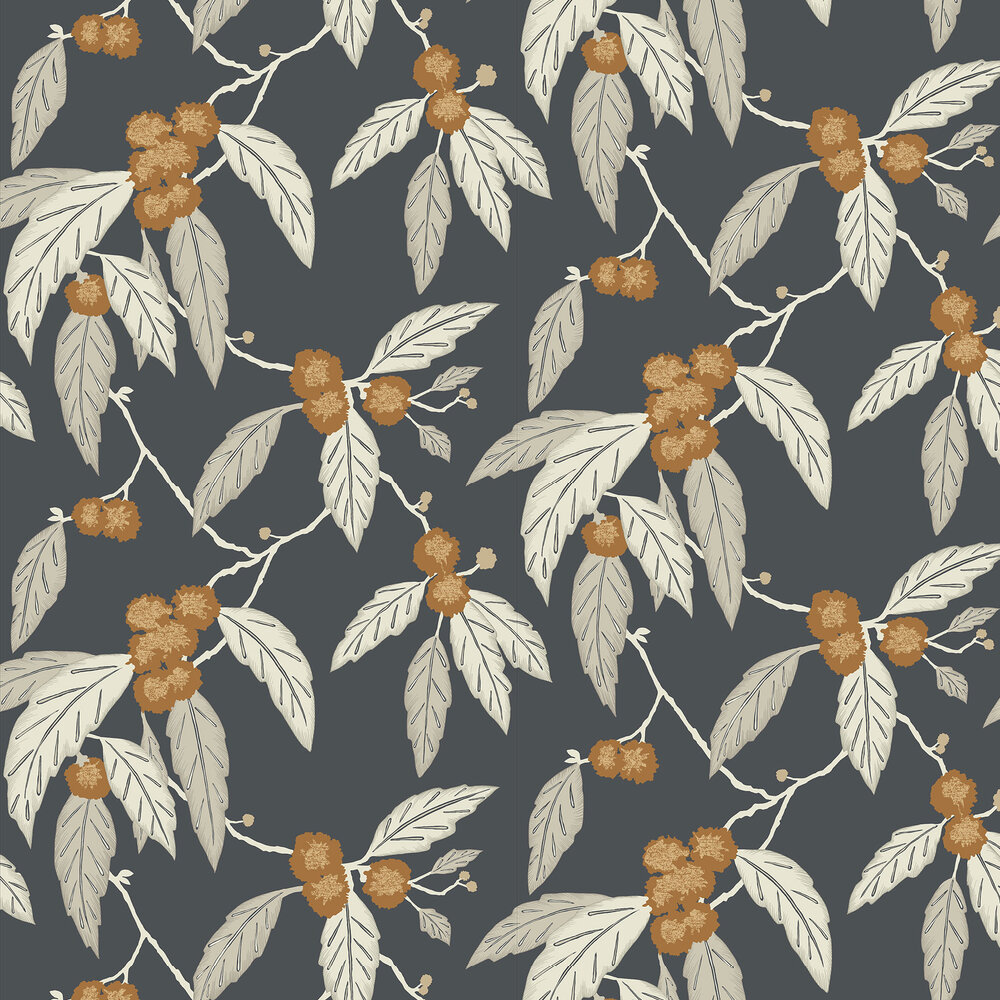 Coppice  Wallpaper - Wild water/Origami/Copper  - by Harlequin
