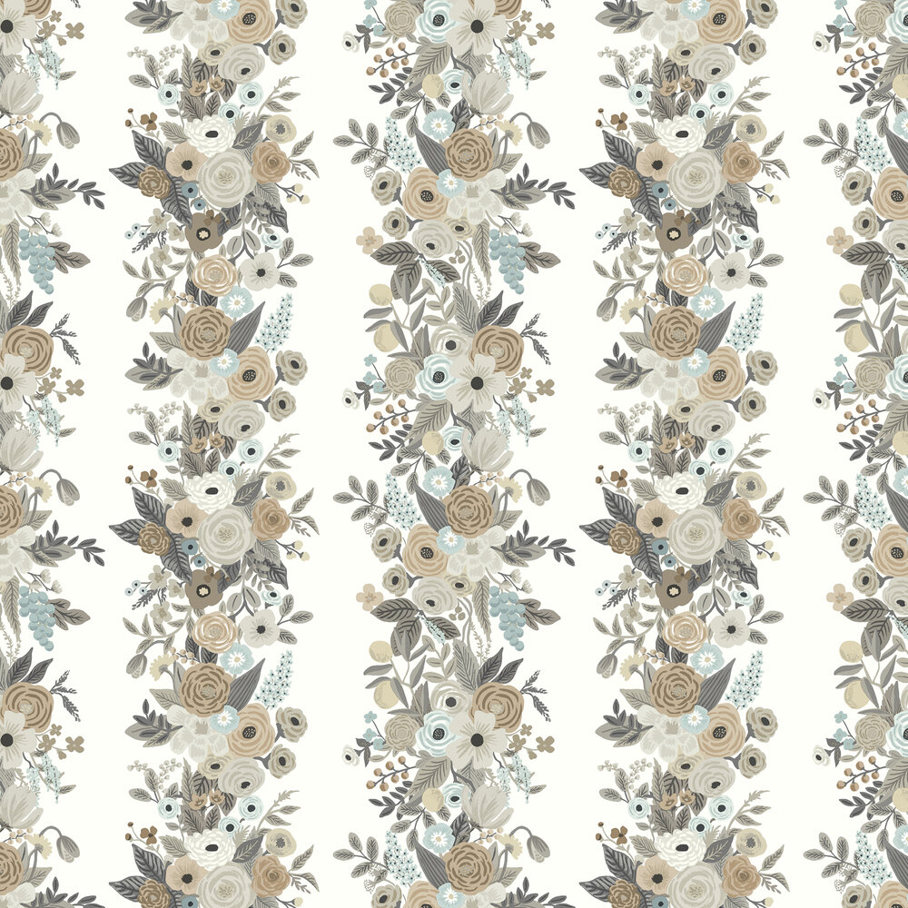Garden Party Wallpaper - Linen Multi - by Rifle Paper Co.