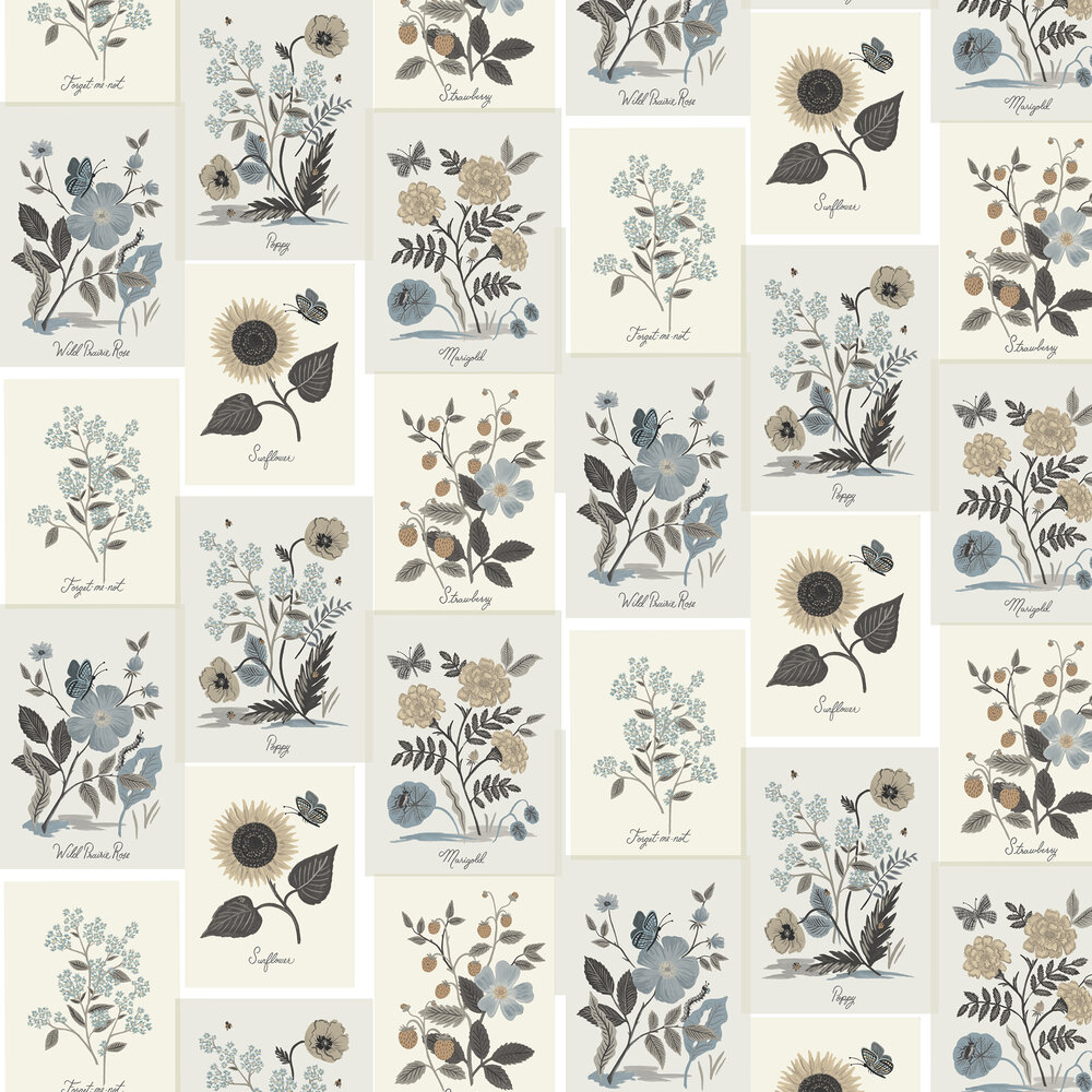 Botanical Prints Wallpaper - Linen - by Rifle Paper Co.