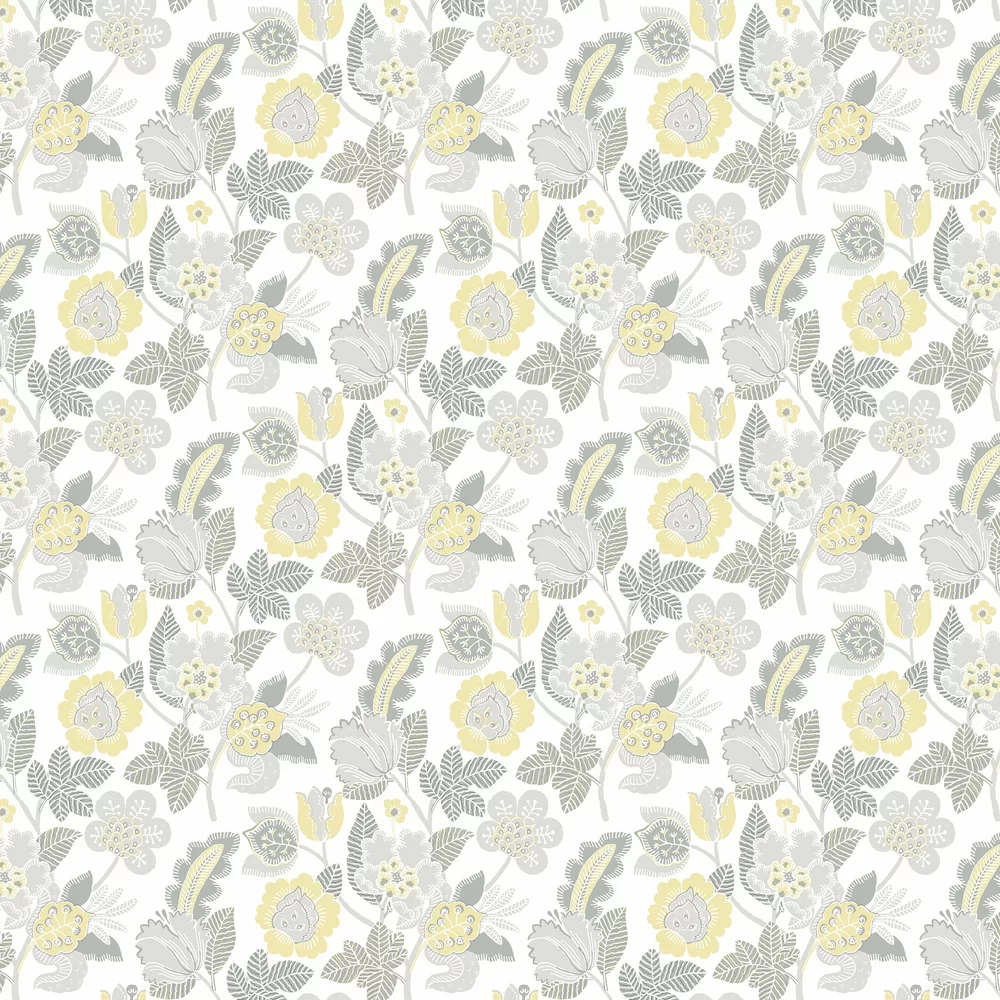 Jacobean by A Street Prints - Grey - Wallpaper : Wallpaper Direct