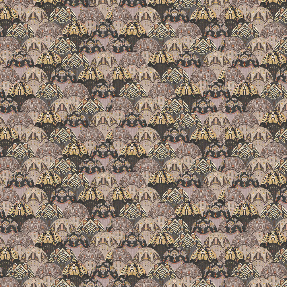 Silk Shades Wallpaper - Charcoal - by Brand McKenzie