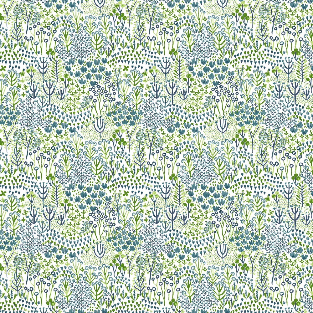 Pasture Wallpaper - Green - by A Street Prints