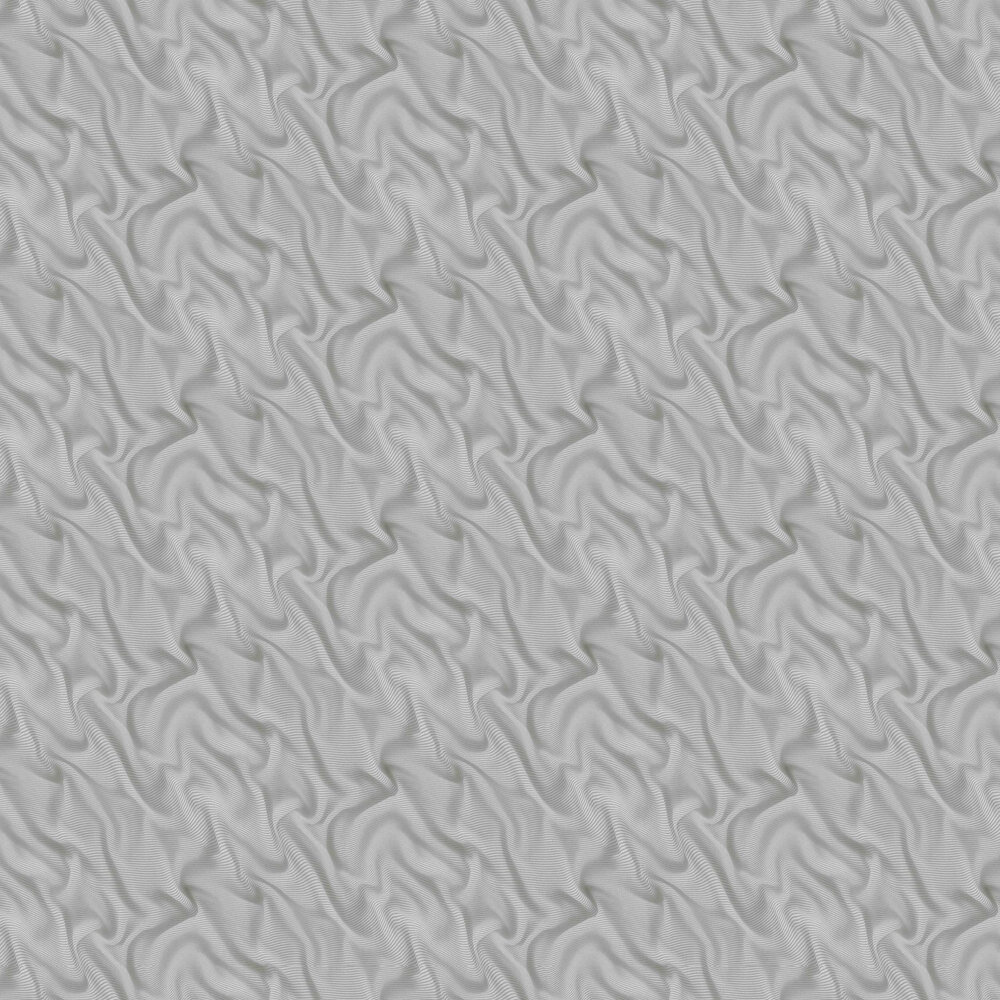 Velvet Wallpaper - Grey - by Elle Decor