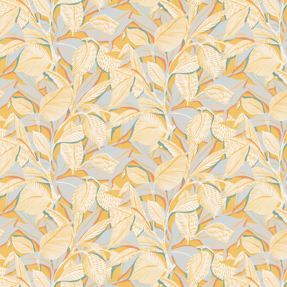 Riviera Wallpaper - Citron - by Casadeco