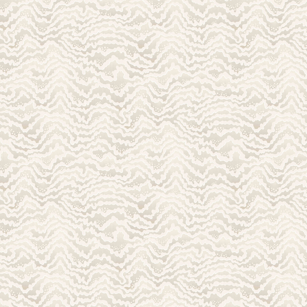 Contour Wallpaper - Oyster - by Ohpopsi