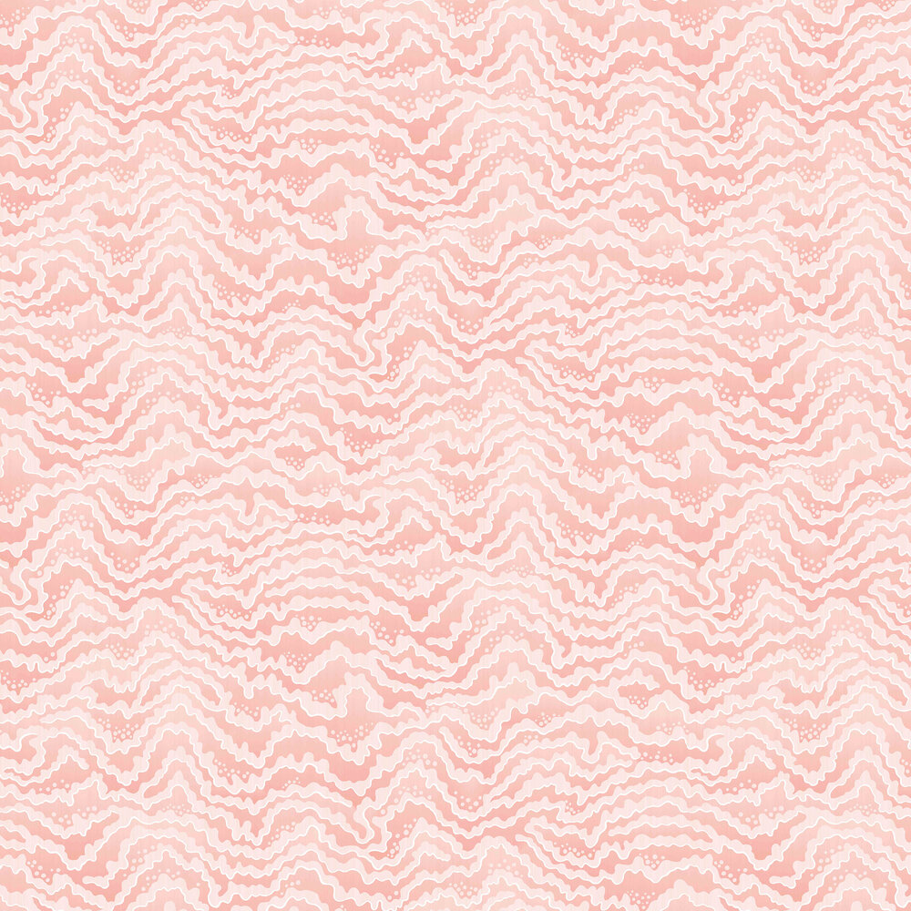 Contour Wallpaper - Blush - by Ohpopsi