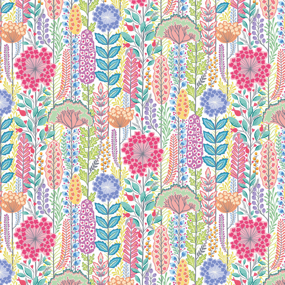 Seedheads Wallpaper - Garden Riot - by Ohpopsi