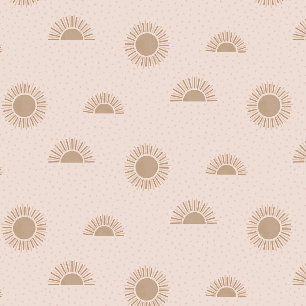 Sunbeam Wallpaper - Pink - by Albany