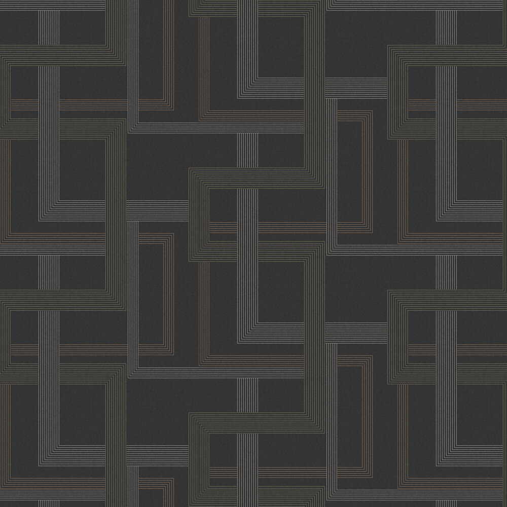Entwine Wallpaper - Charcoal - by Graham & Brown