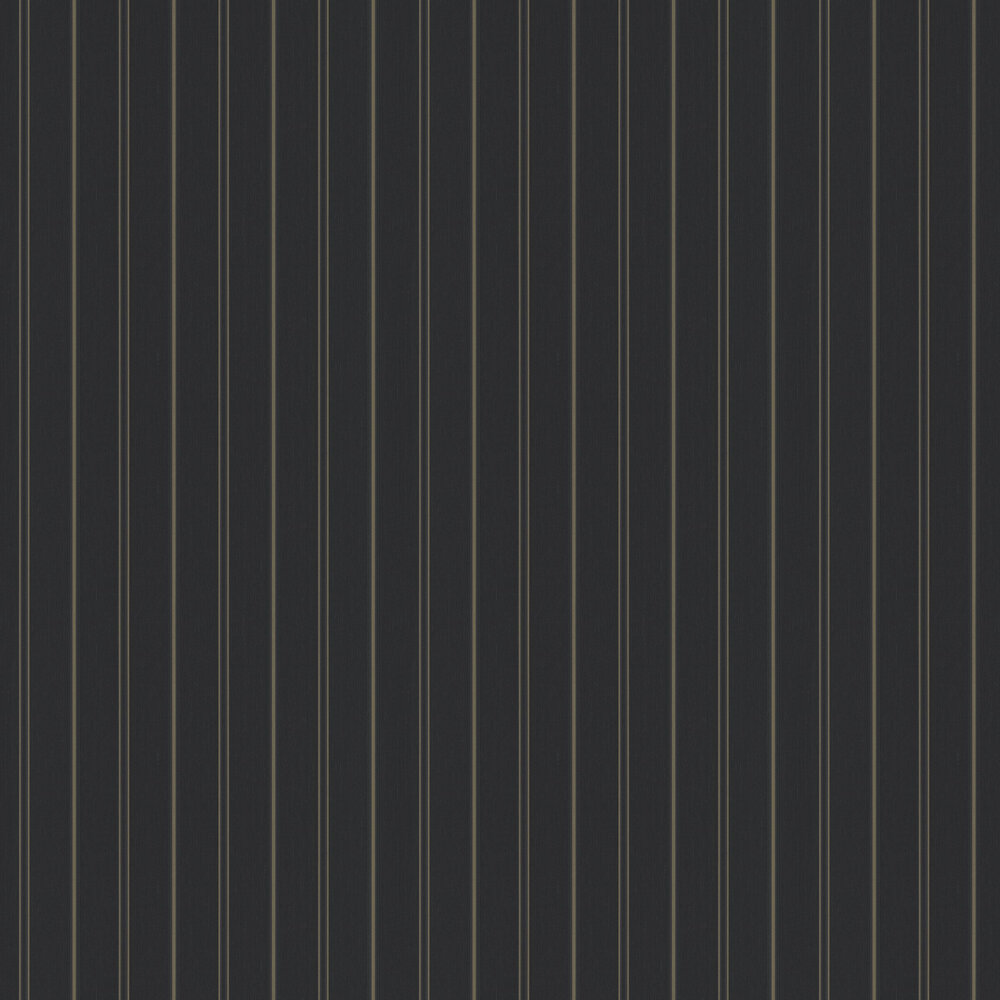 Stripe Wallpaper - Black - by Galerie