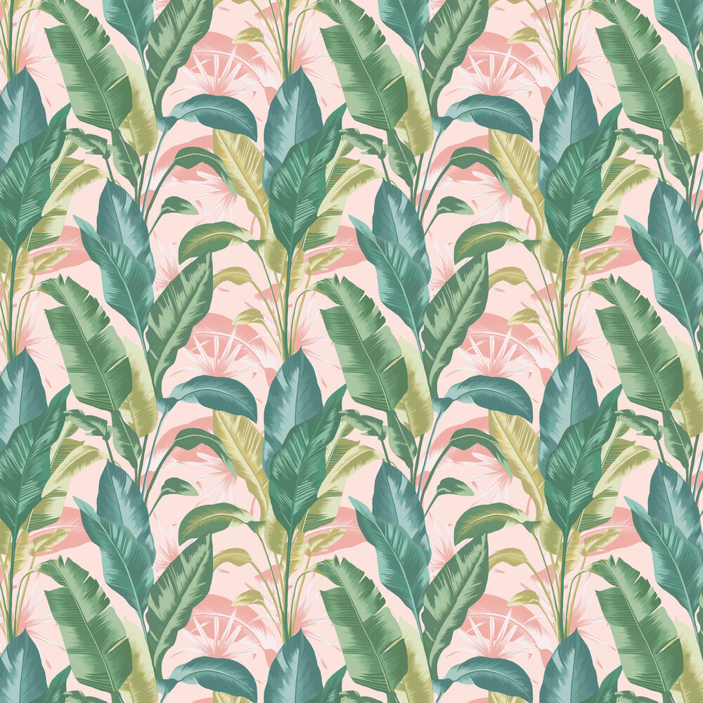 Leaf It Out Wallpaper - Sunrise - by Envy