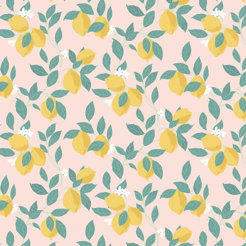 Feeling Fruity Wallpaper - Blush - by Envy