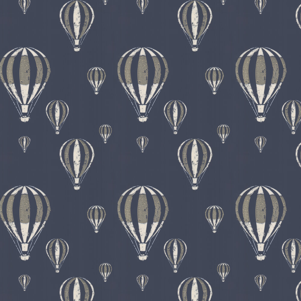Hot Air Balloons Wallpaper - Midnight Sky - by Barneby Gates