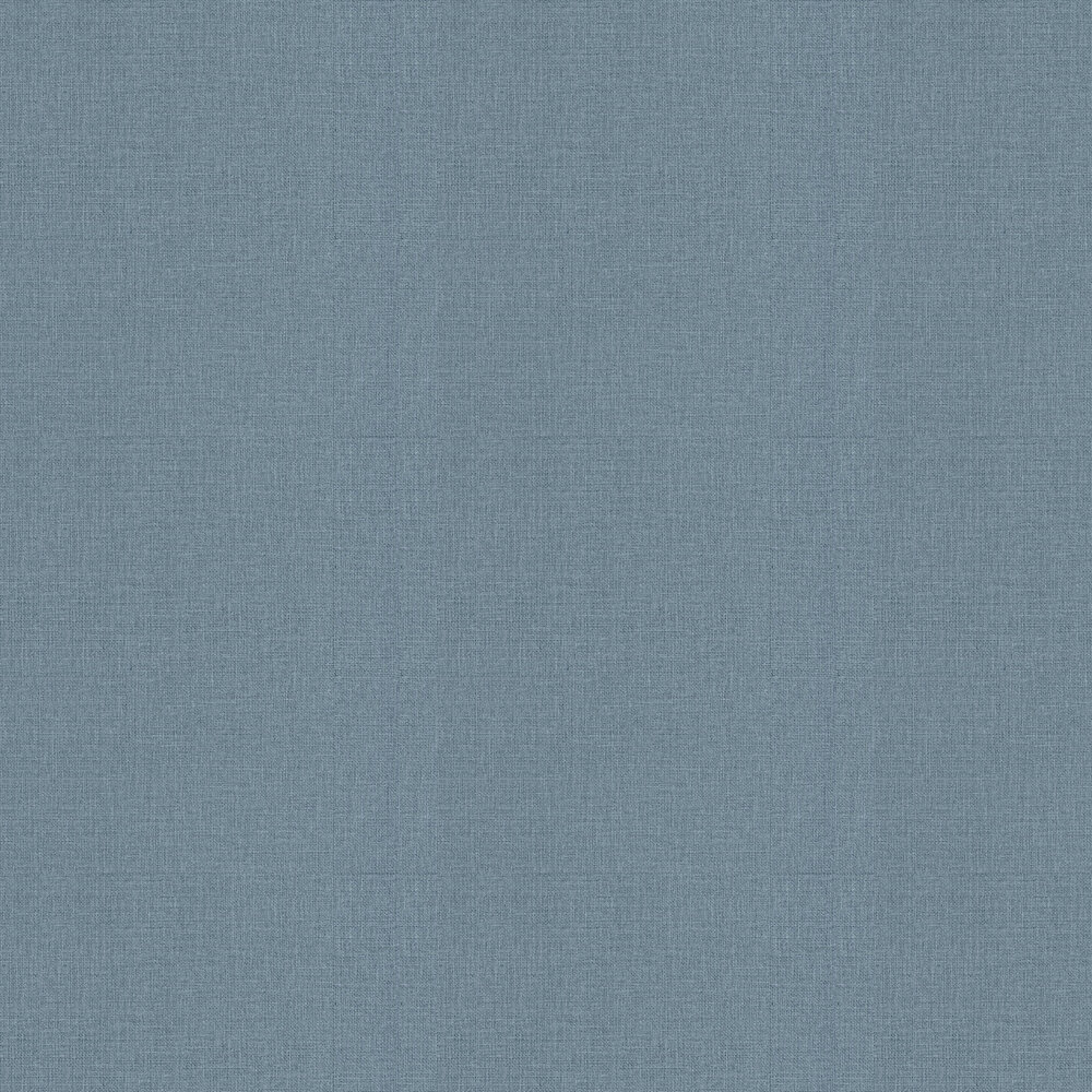 Uni Mat Wallpaper - Bleu Tempete - by Caselio