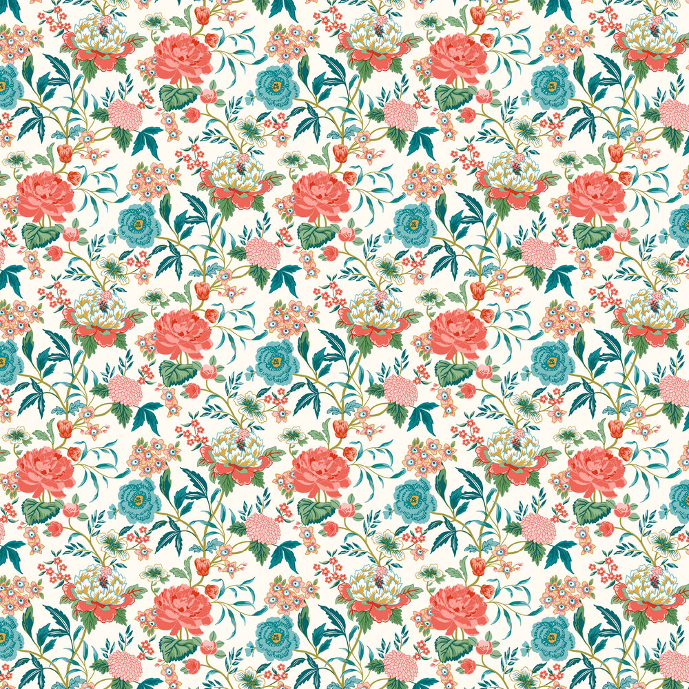 Azalea Wallpaper - Multi - by Furn.