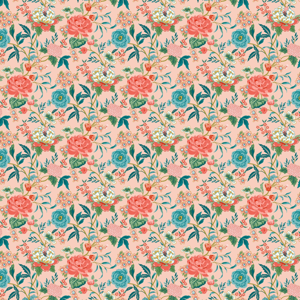 Azalea Wallpaper - Pink - by Furn.