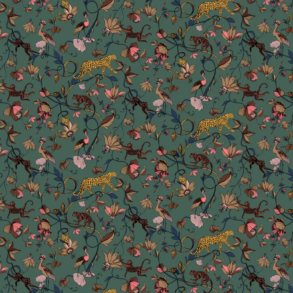 Furn. Wallpaper Exotic Wildlings EWILDLI/WP1/JGR