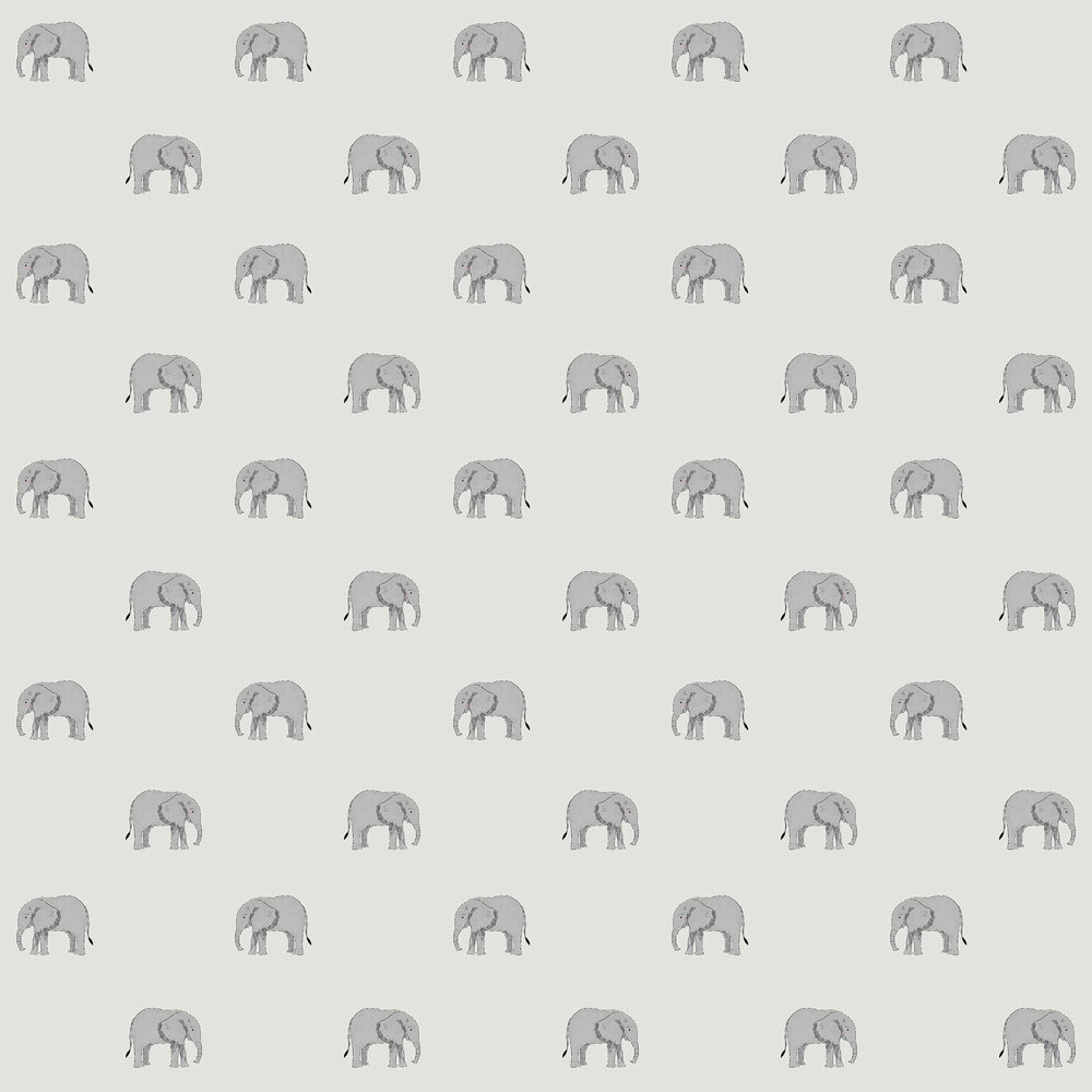 Elephant by Sophie Allport - Natural - Wallpaper : Wallpaper Direct