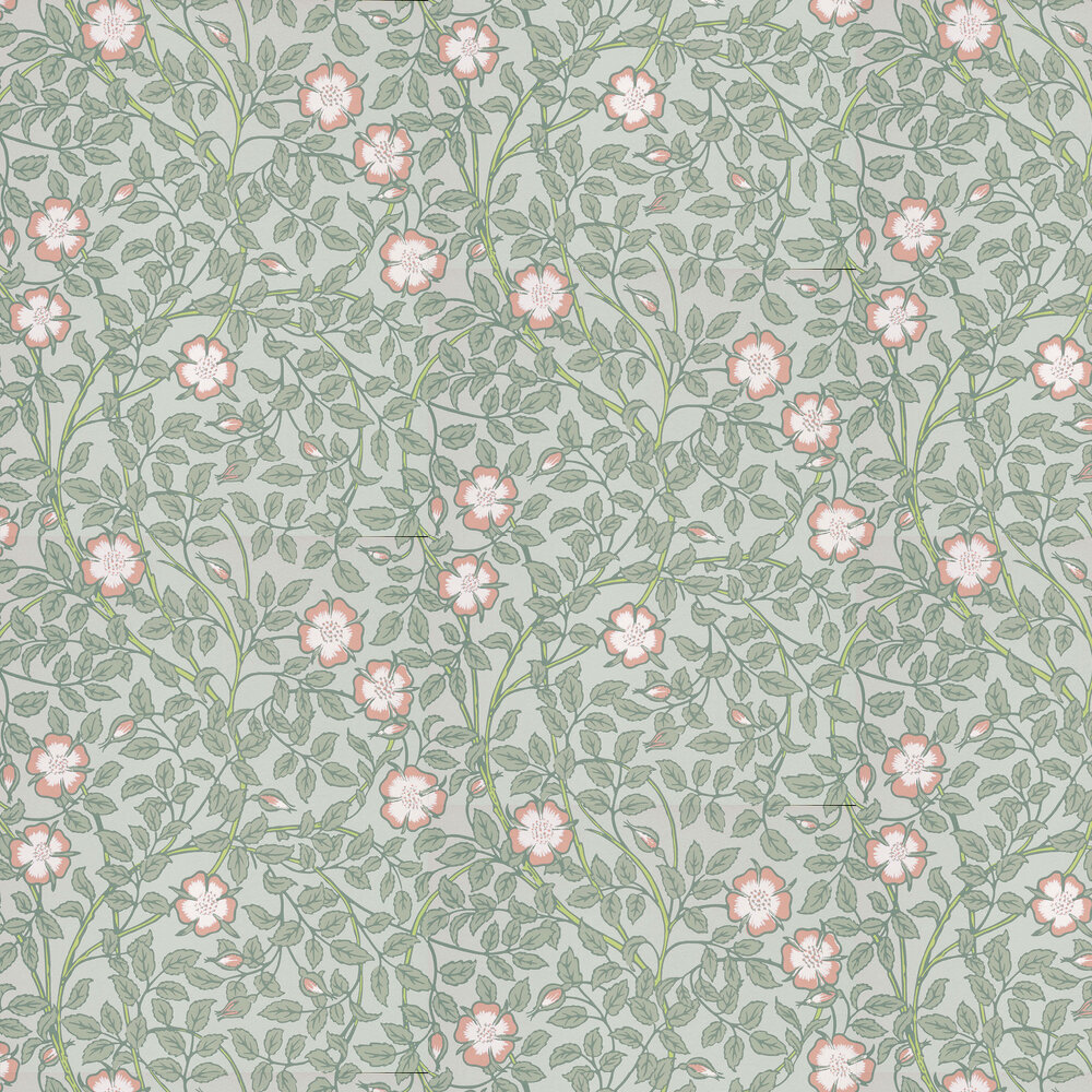 Briar Rose Wallpaper - Salix - by Little Greene