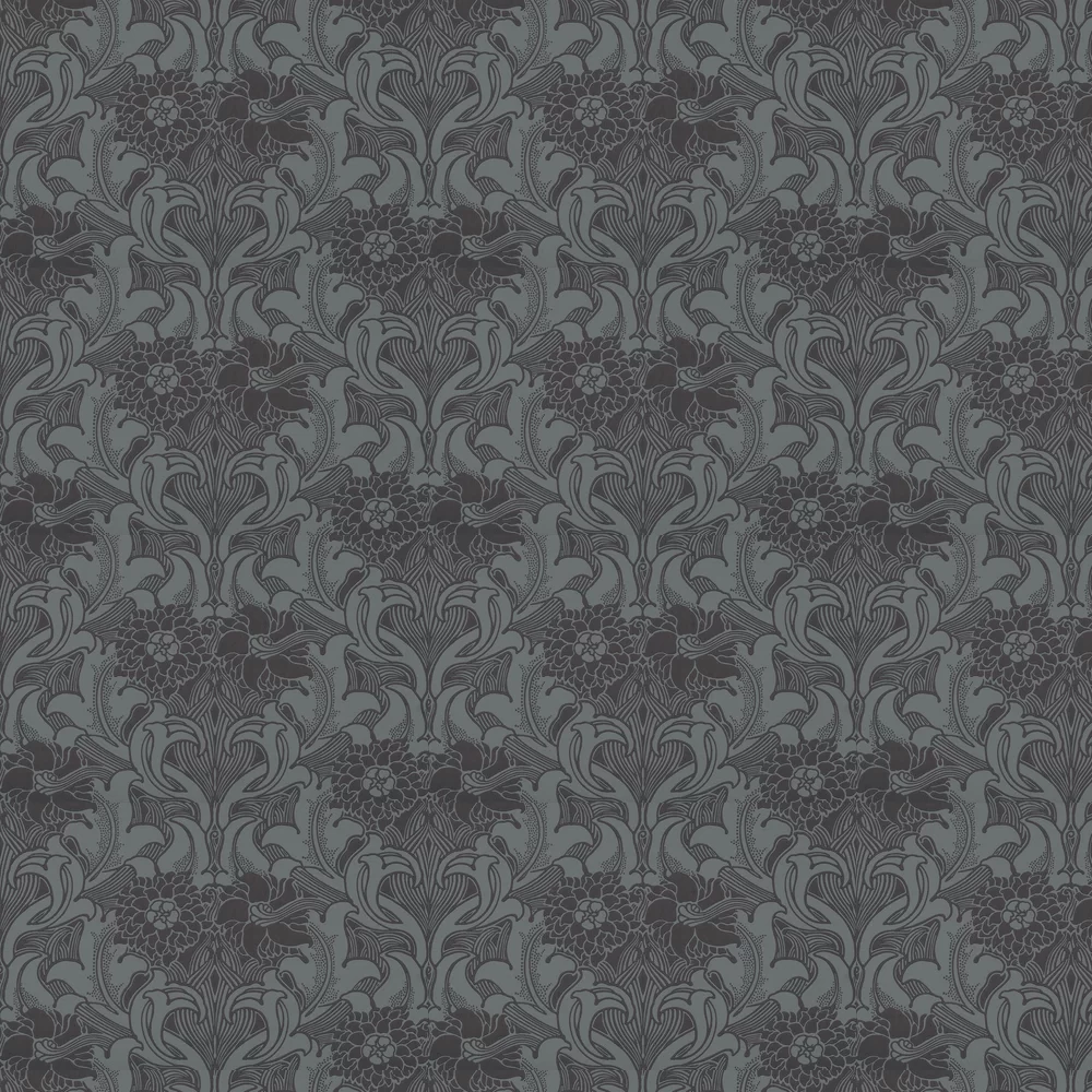 Little Greene Wallpaper Dahlia Scroll 0263DAETRUR