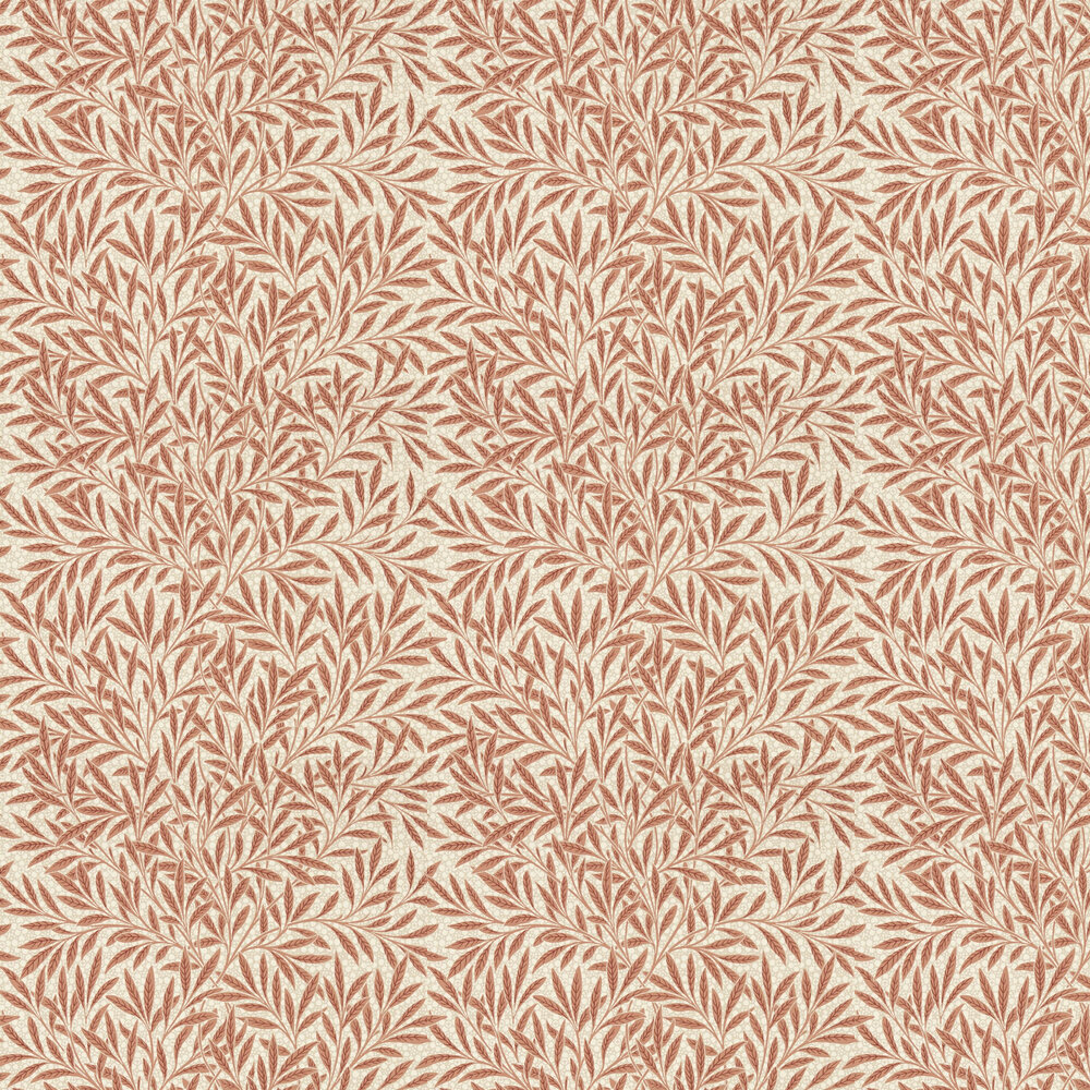 Emerys Willow Wallpaper - Chrysanthemum Pink - by Morris