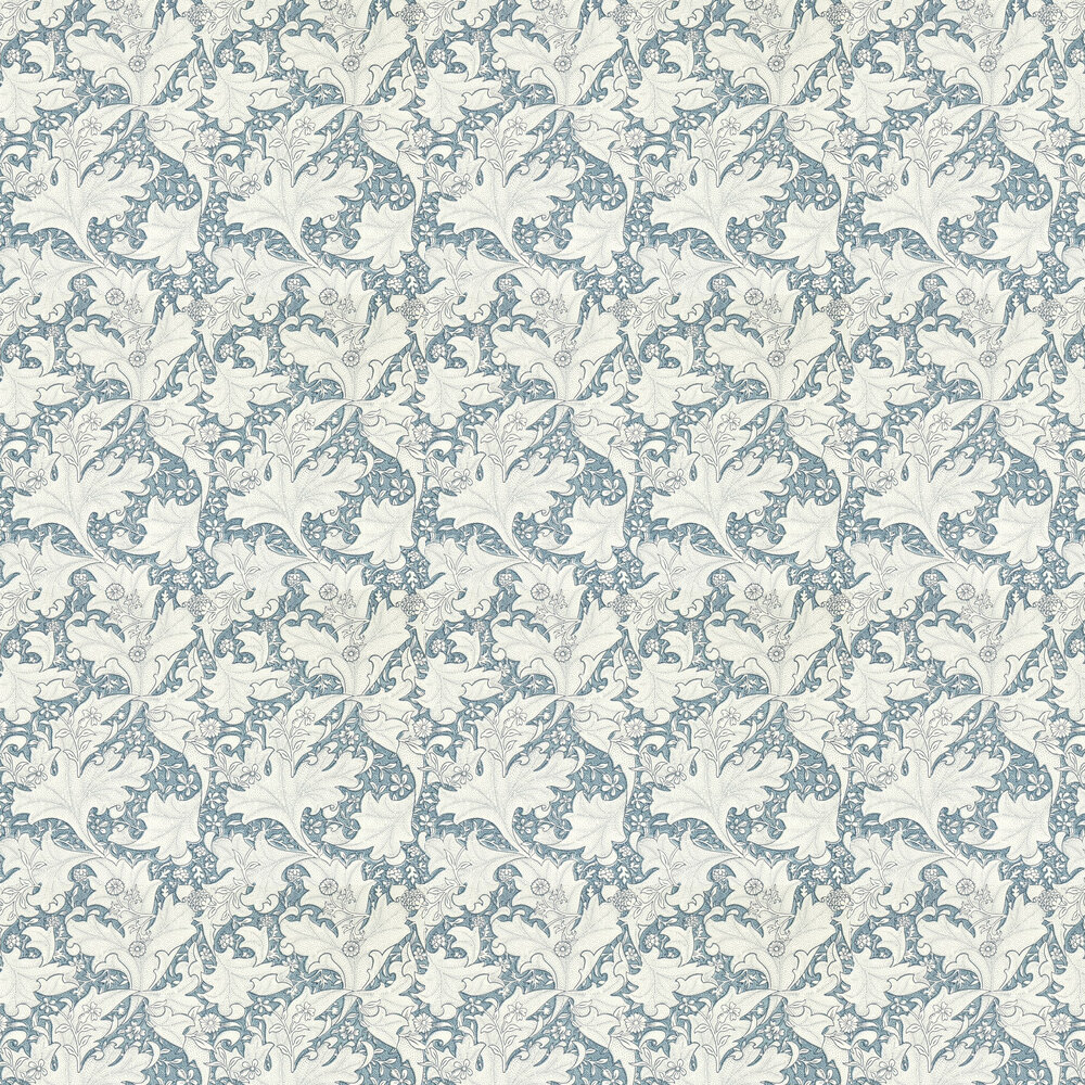 Wallflower Wallpaper - Woad Blue - by Morris