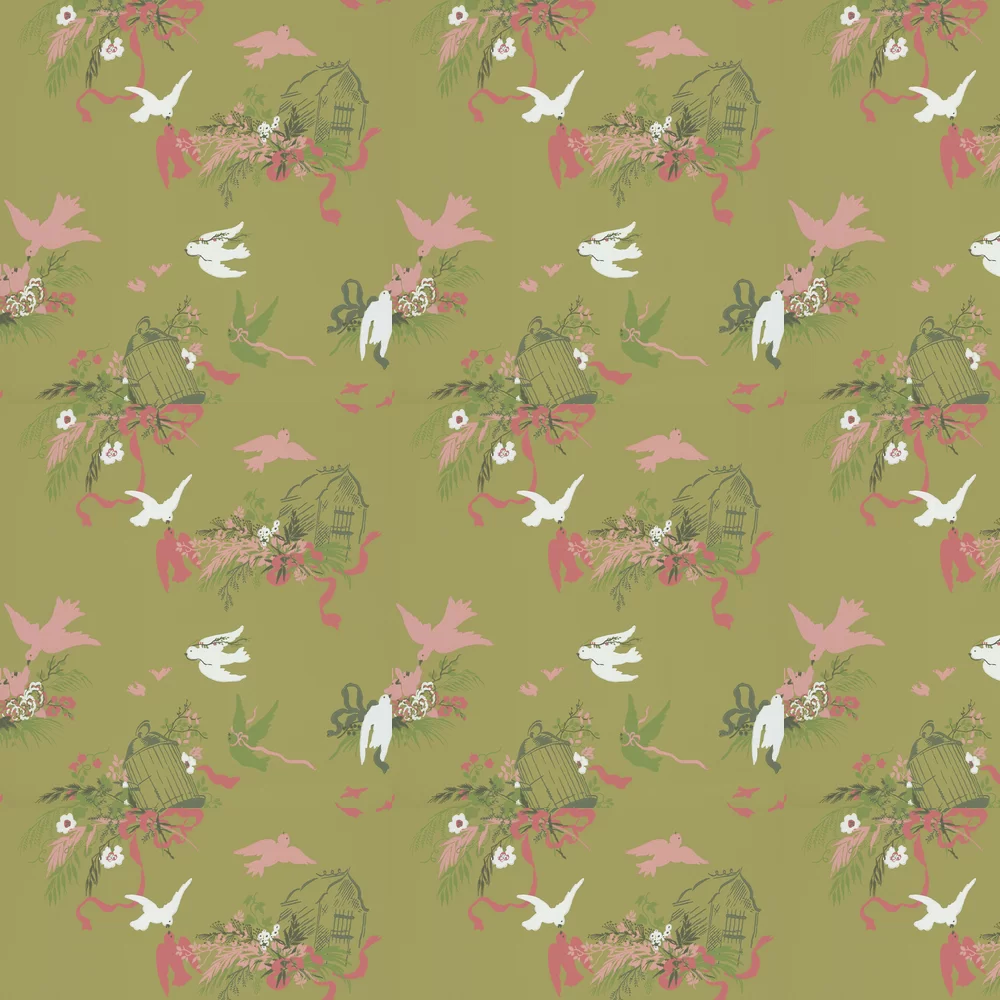 Little Greene Wallpaper Volieres 0263VOGARDE