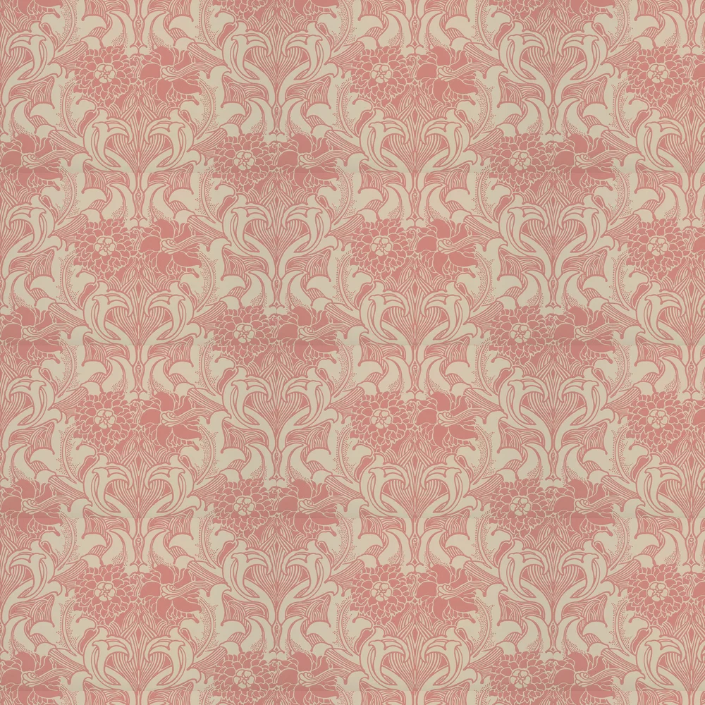 Little Greene Wallpaper Dahlia Scroll 0263DACARMI