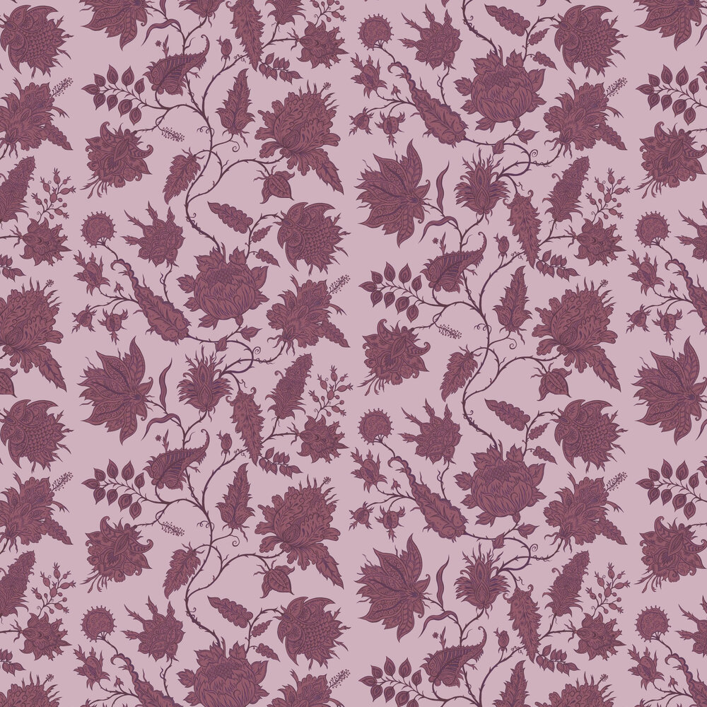 Hermosa Wallpaper - Rose Quartz / Ruby - by Wear The Walls