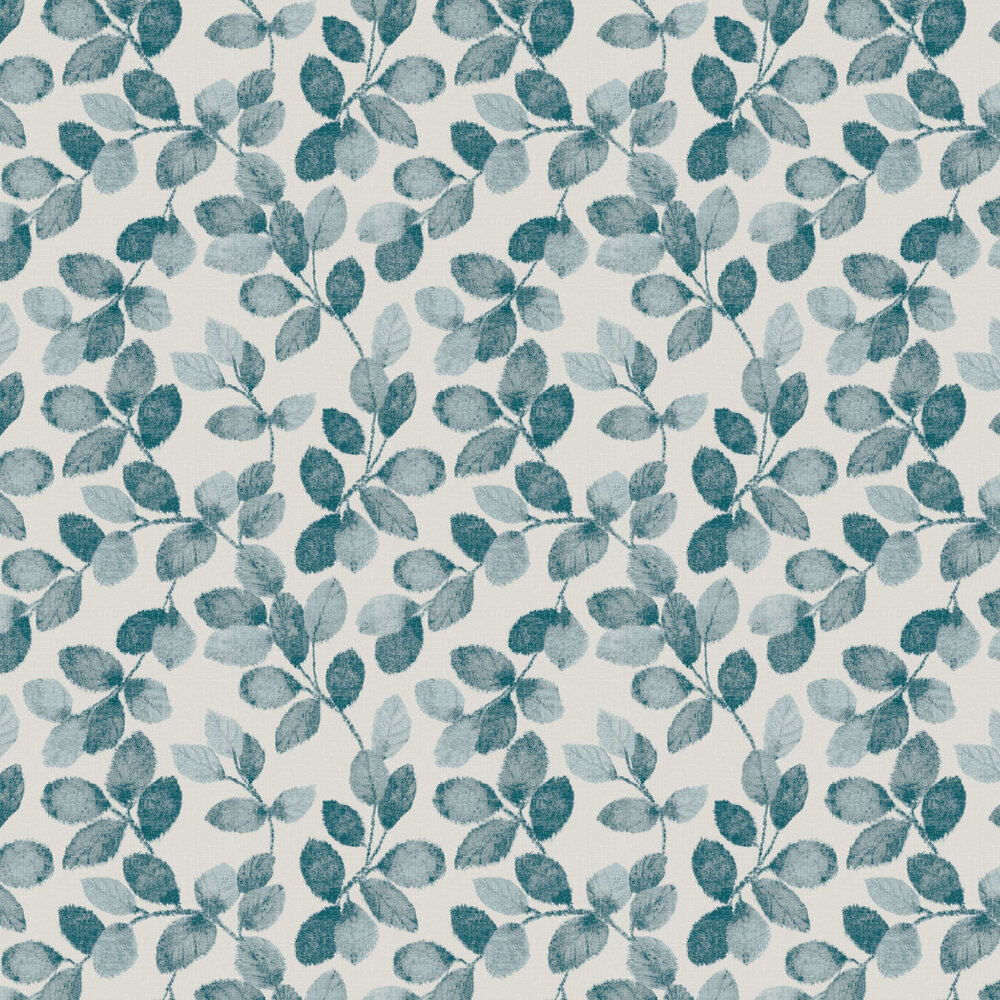 Northia Wallpaper - Denim / Linen - by Clarke & Clarke