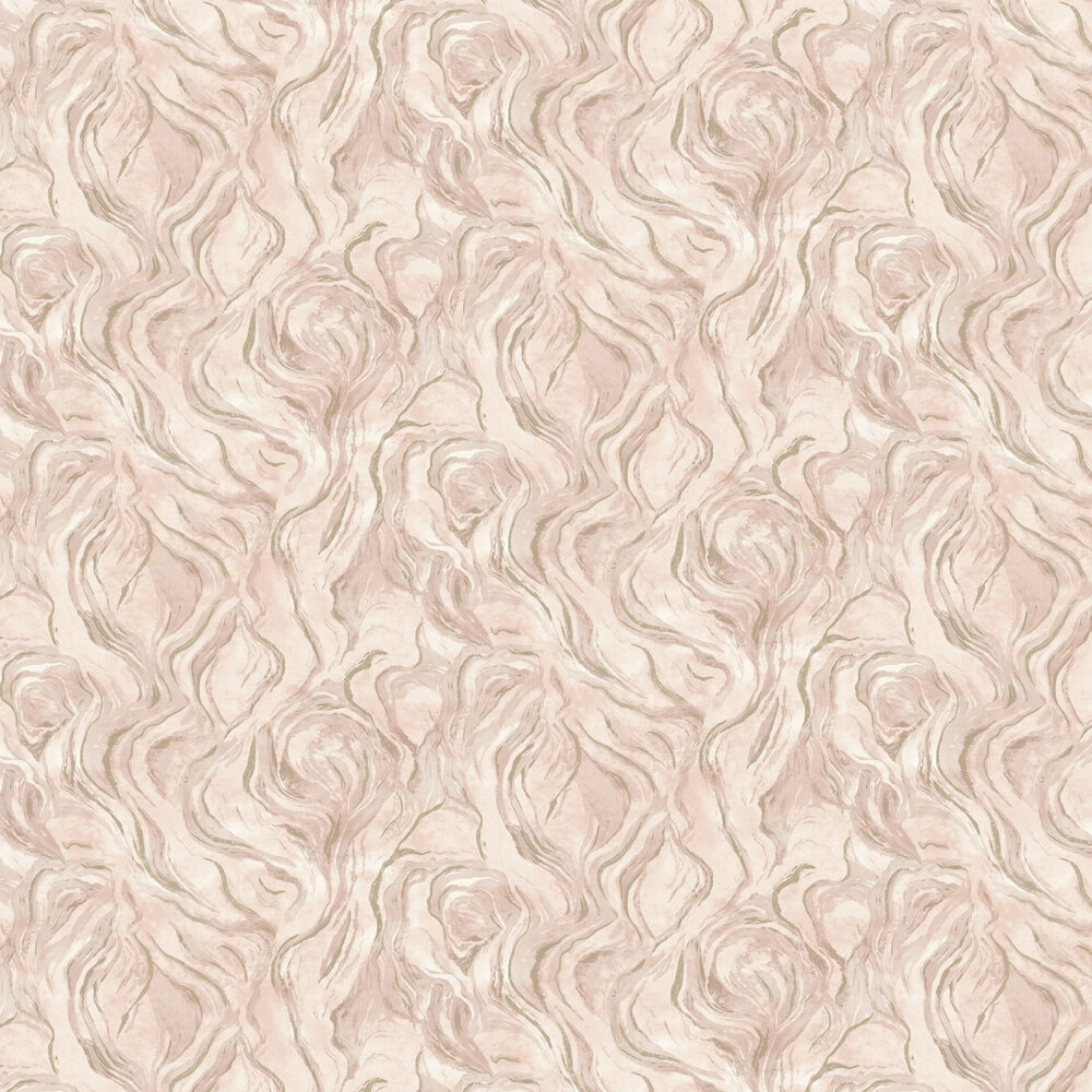 Lavico Wallpaper - Blush - by Clarke & Clarke
