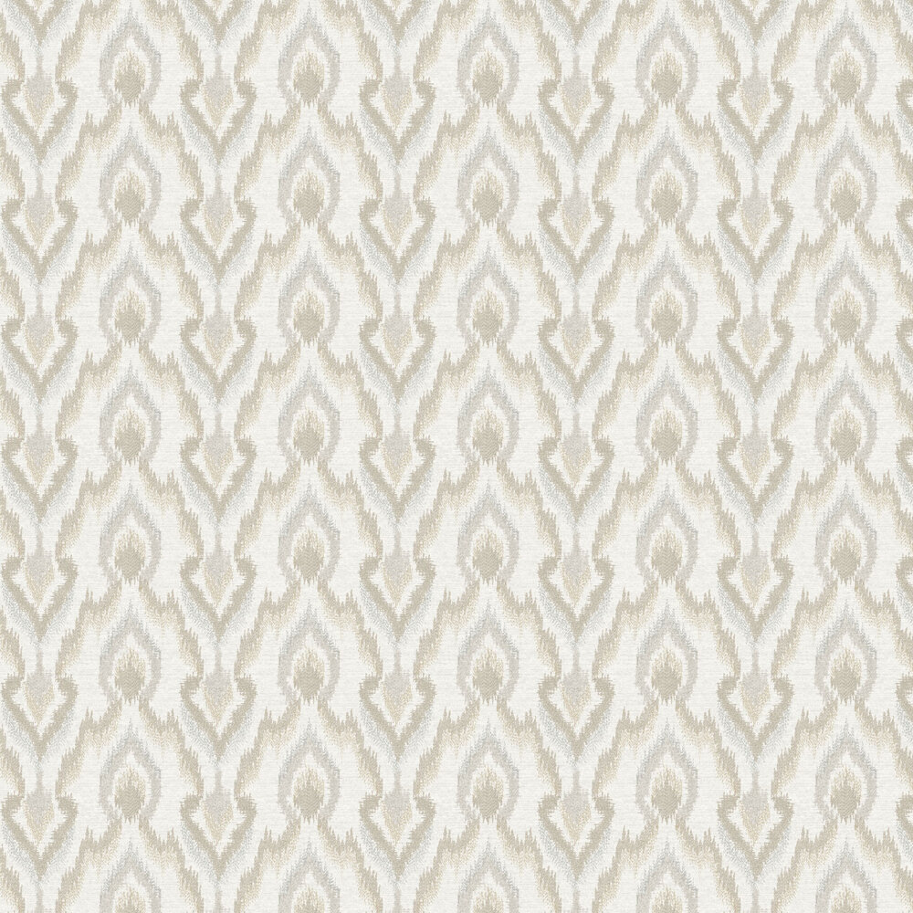 Velluto Wallpaper - Linen - by Clarke & Clarke