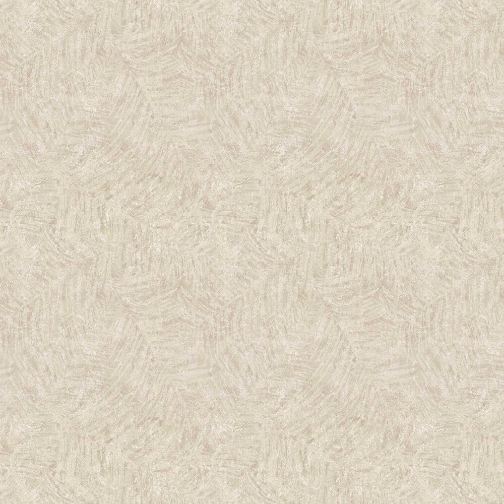 Feather Palm Motif Wallpaper - Beige - by Galerie