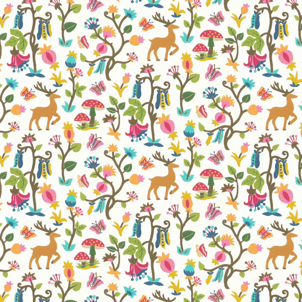 Forest of Dean Wallpaper - Brights / Multi - by Sanderson