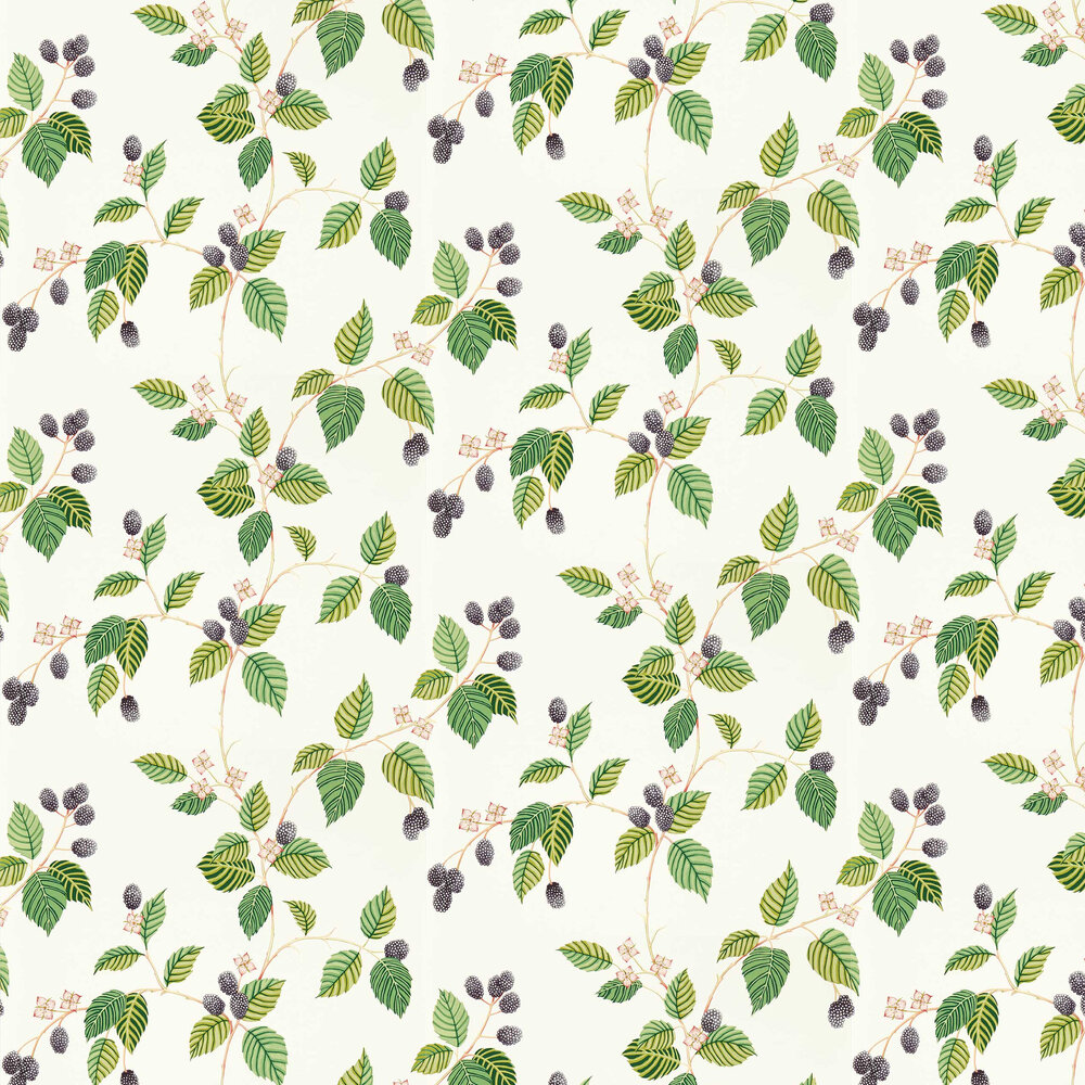 Rubus Wallpaper - Blackberry - by Sanderson