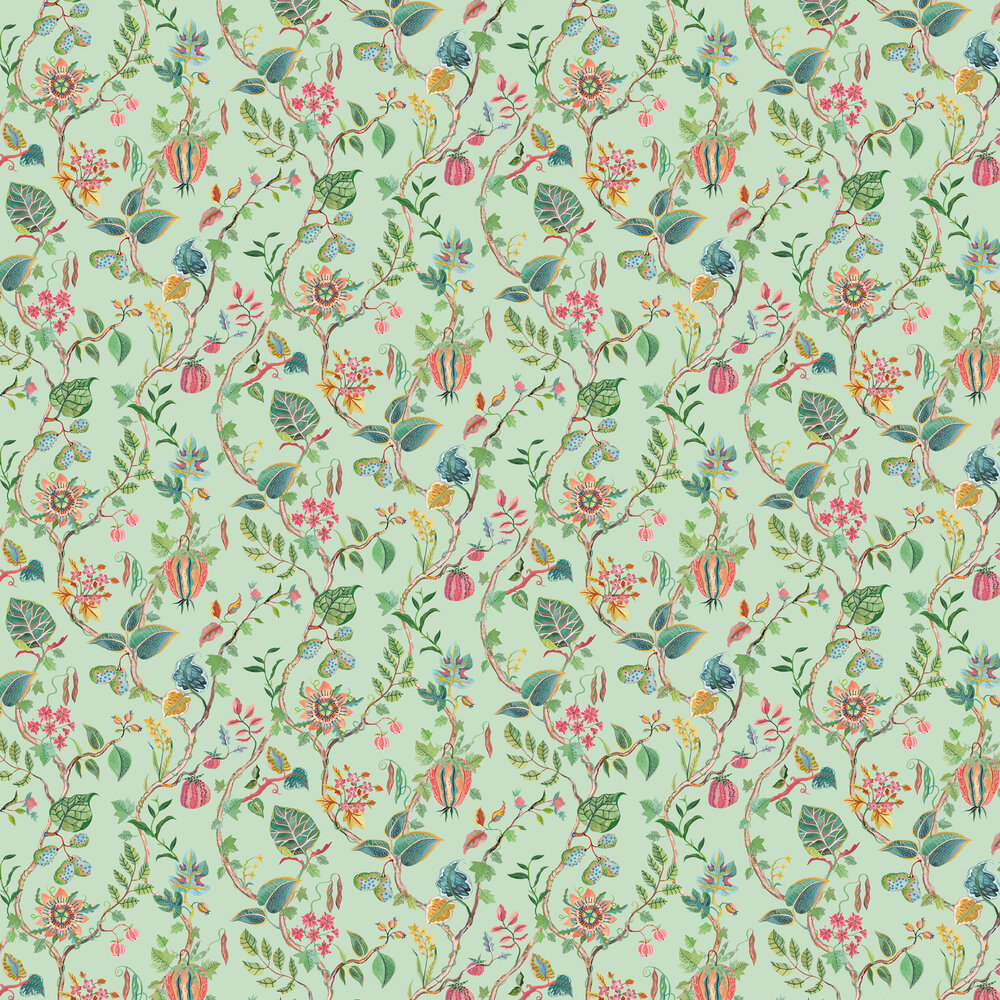 Mythica Wallpaper - Celadon - by Osborne & Little
