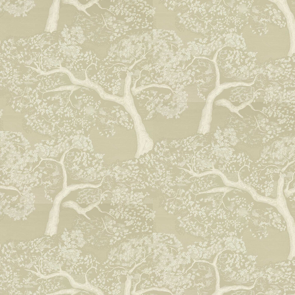 Eternal Oak Wallpaper - Pearl - by Harlequin