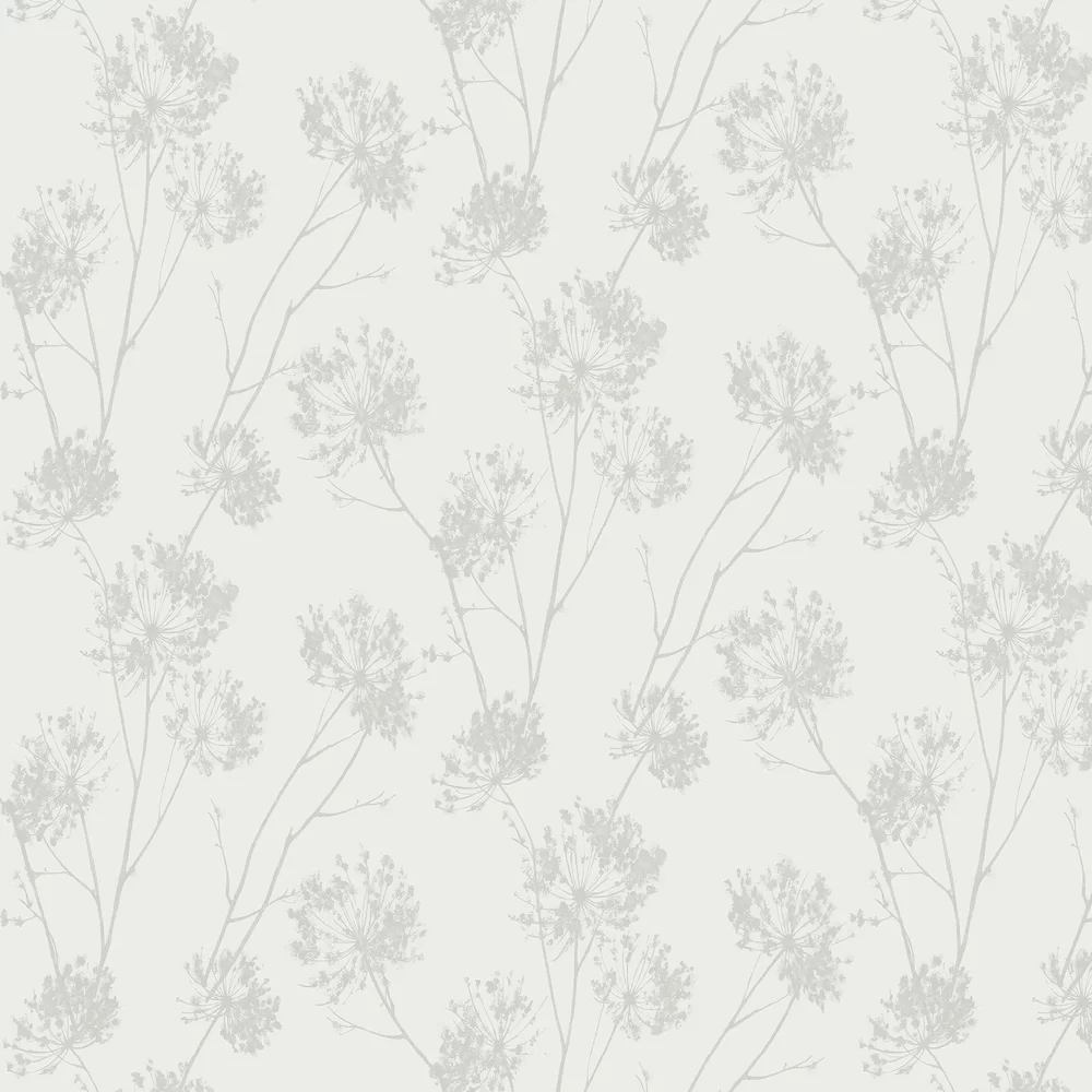 Wild Grass by Etten - White - Wallpaper : Wallpaper Direct