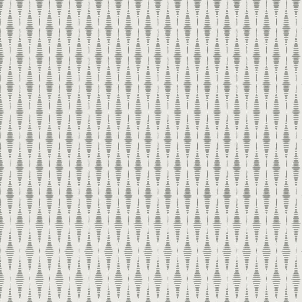 Diamond Stripe Wallpaper - White - by Etten