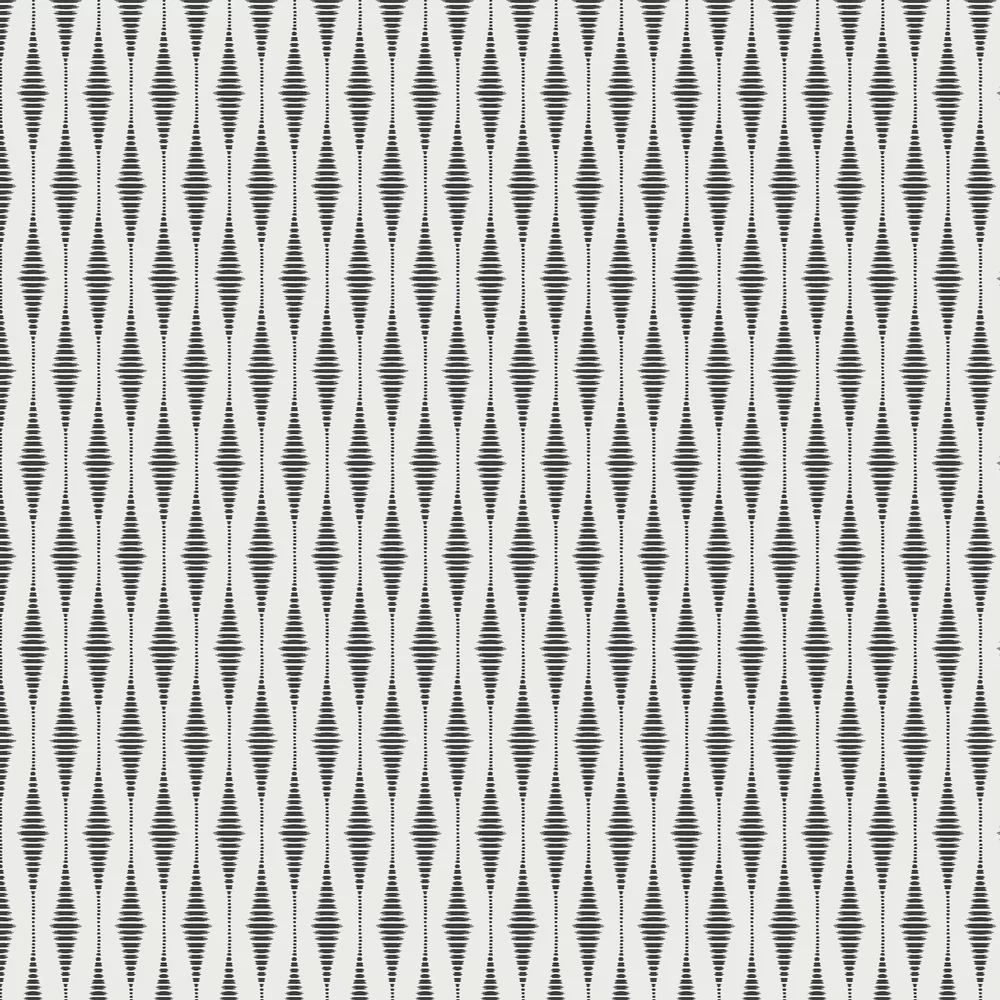 Diamond Stripe by Etten - White / Charcoal - Wallpaper : Wallpaper Direct