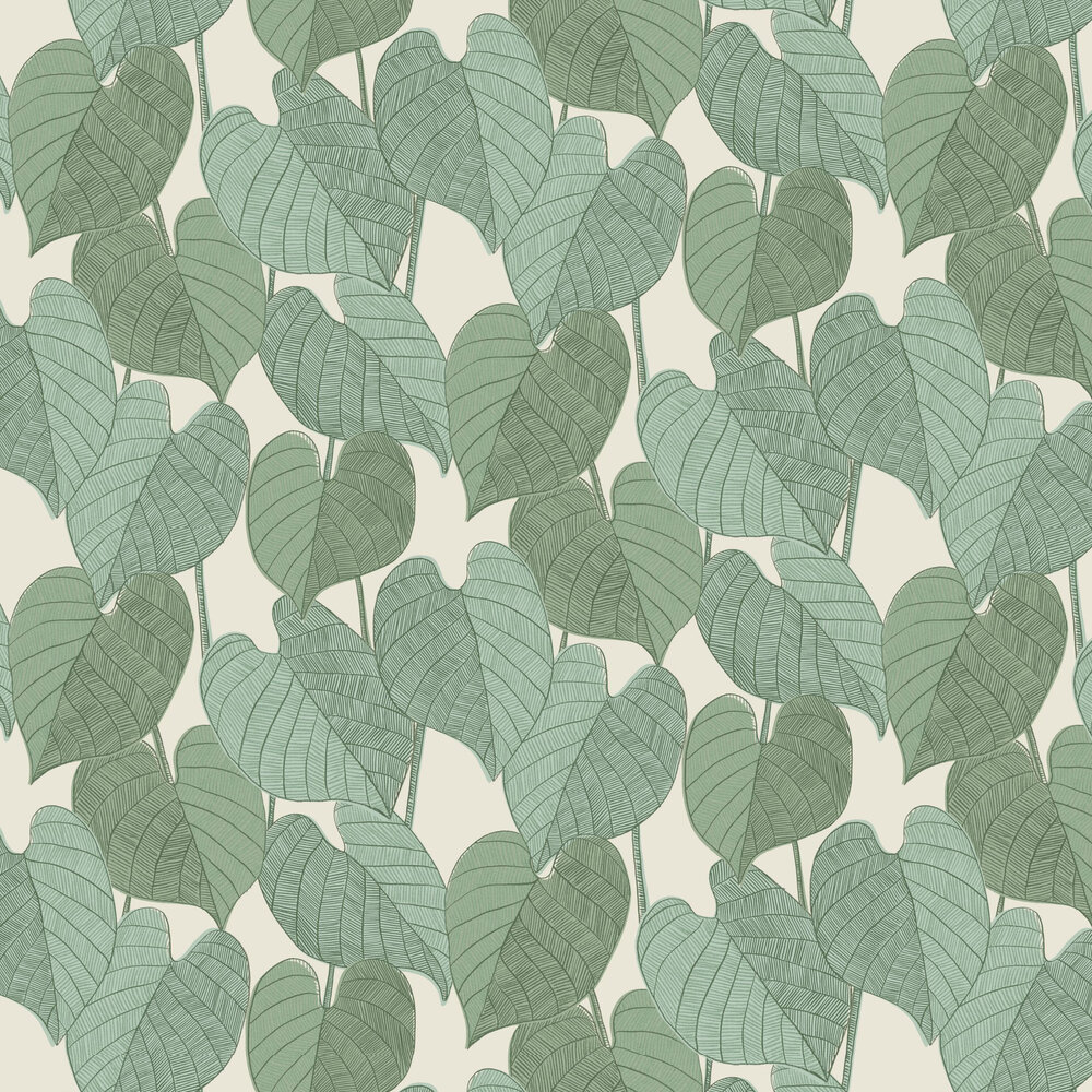Hota Wallpaper - Moss - by Masureel