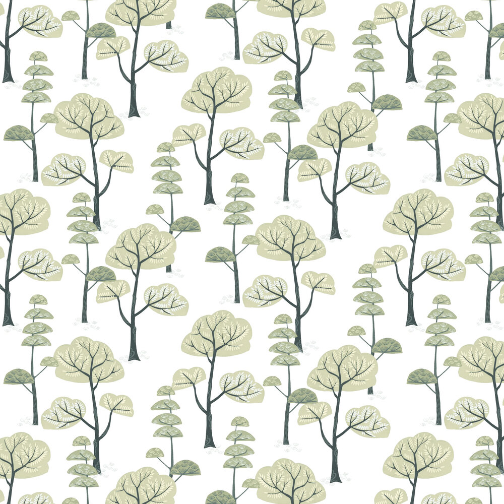 Trees Wallpaper - Sand - by Masureel