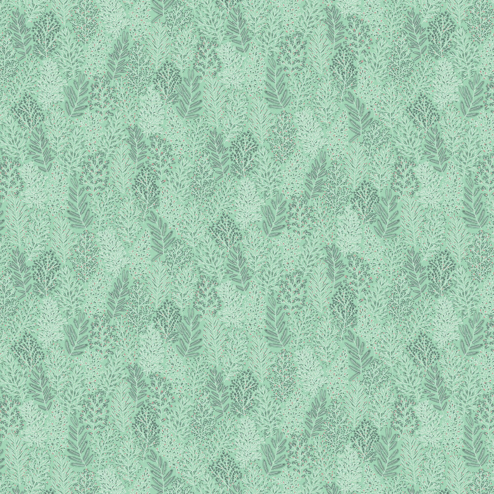 Leafy Wallpaper - Meadow - by Masureel