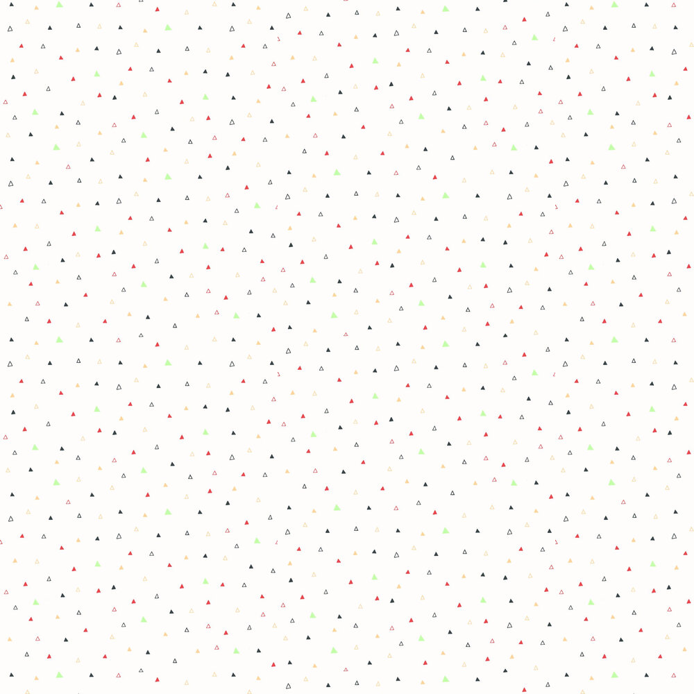 Spots Wallpaper - Coral - by Masureel