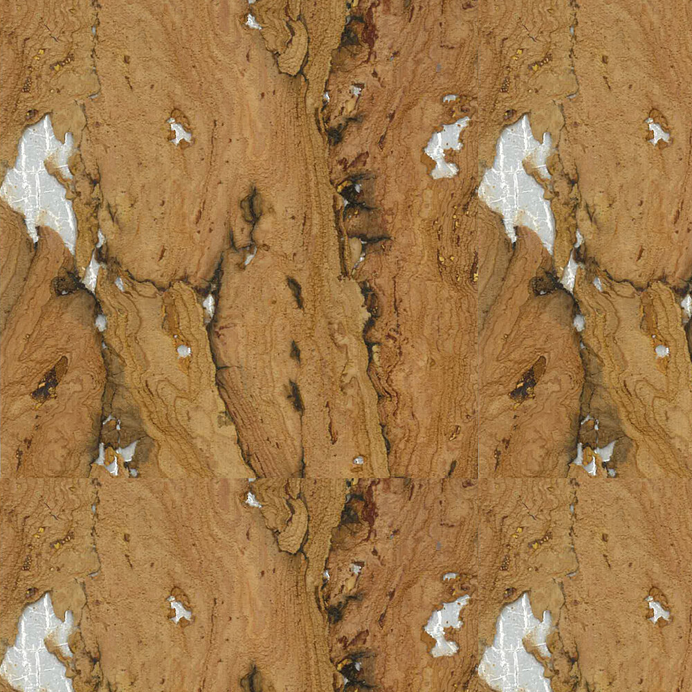 Kanoko Cork Wallpaper - Wood Ash - by Osborne & Little
