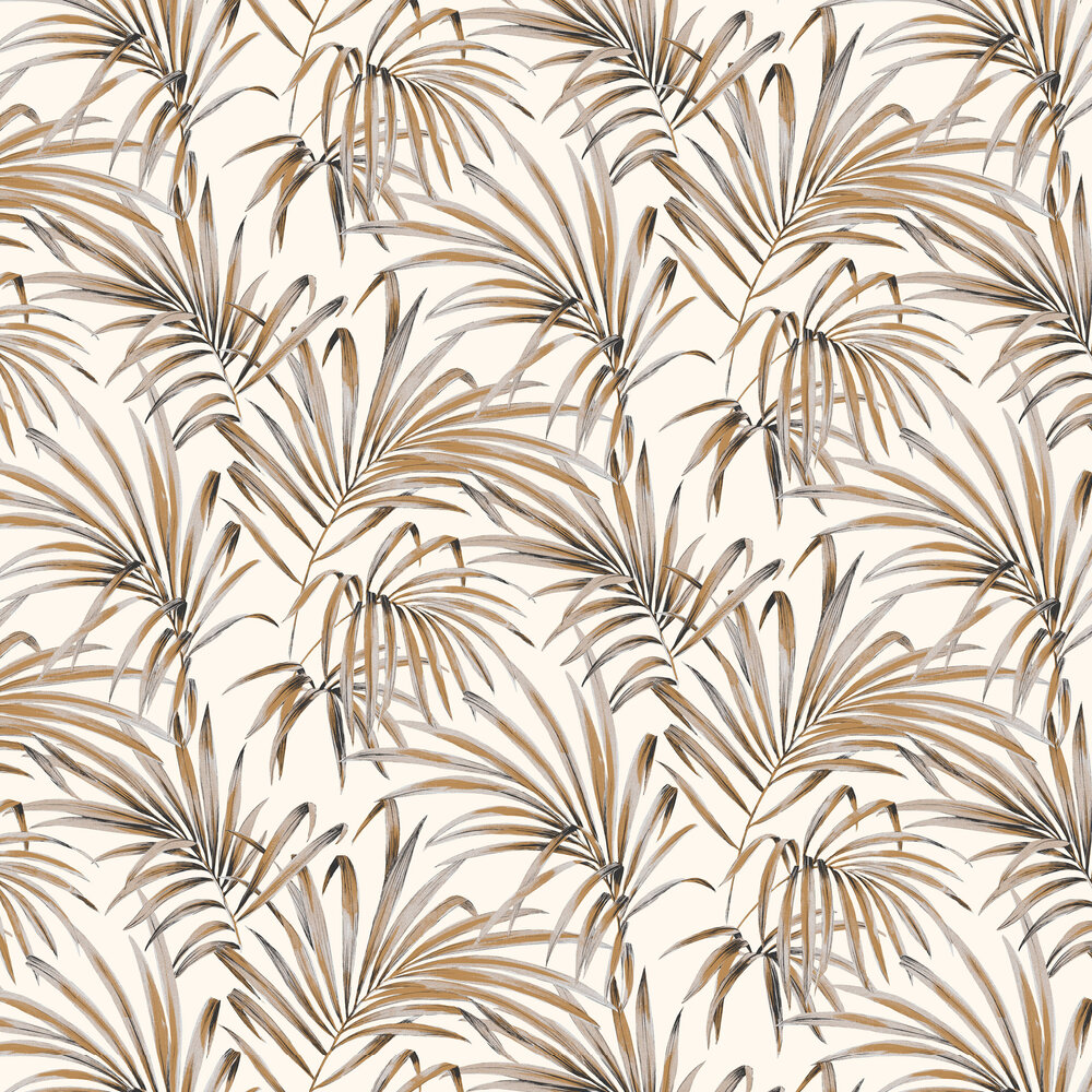 Palm Wallpaper - Ginger - by Masureel