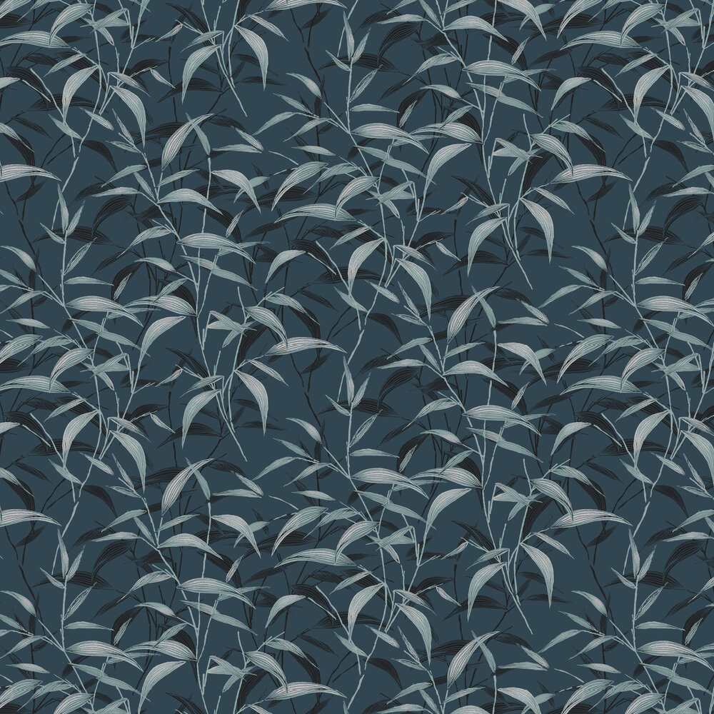 Lillia Wallpaper - Slate - by Masureel
