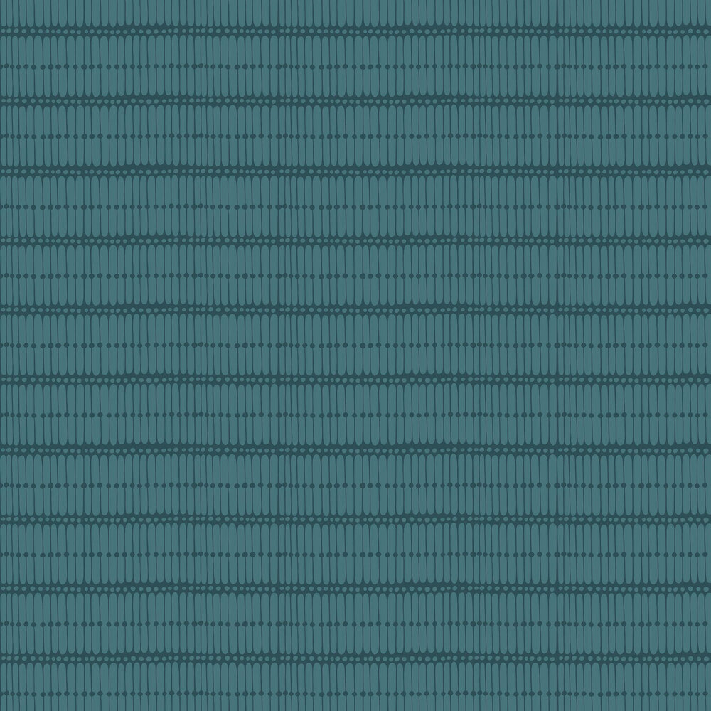 Hornsea Beaded Wallpaper - Blue - by Hornsea