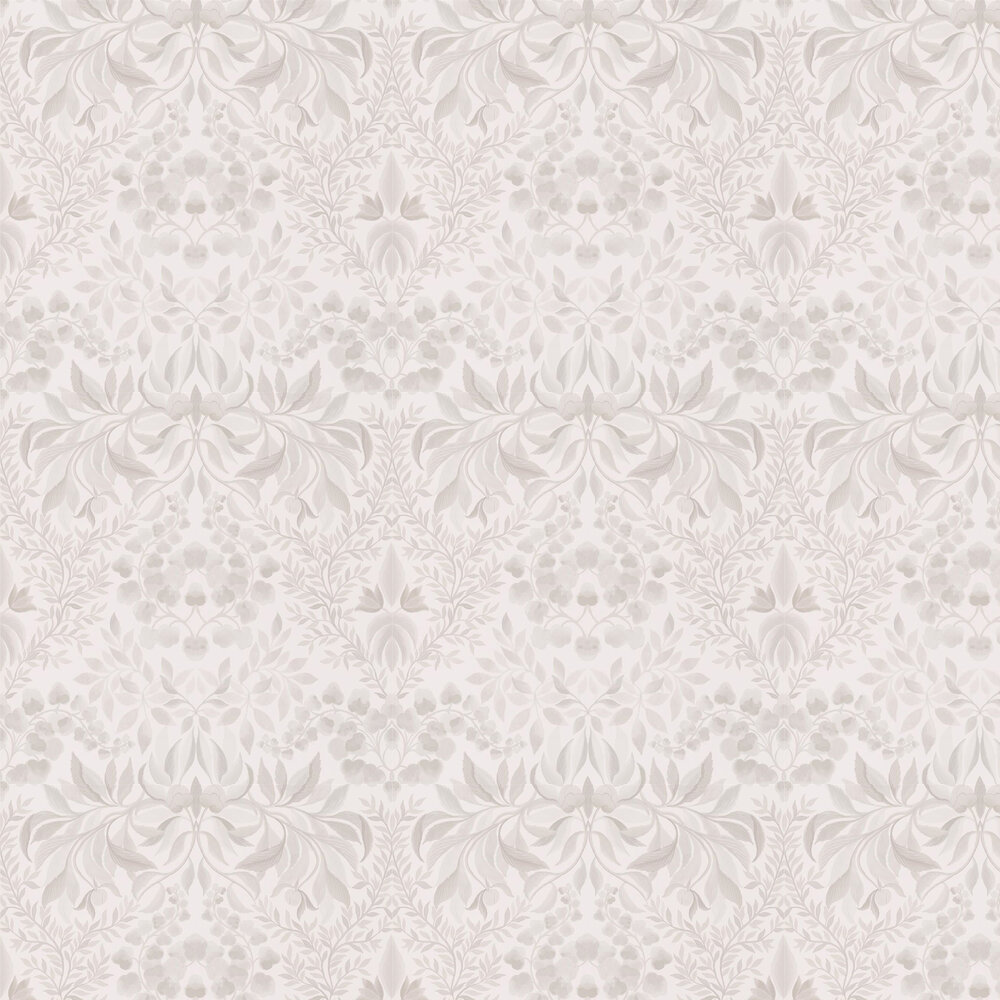 Karakusa  Wallpaper - Chalk - by Designers Guild