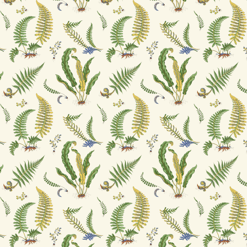 Ferns Wallpaper - Emerald - by G P & J Baker